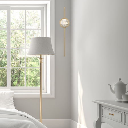 Lampa wisząca Barletta - 1 źródło światła - Szczotkowane złoto Quintiesse Eurofase QN-BARLETTA-1P-BG