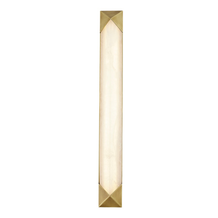 Duży kinkiet LED Caesar - Vintage mosiądz Quintiesse QN-CAESAR-W-L-VBS-AR