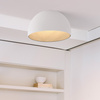 Vibia Duo Lampa Sufitowa LED Prosta 4000 K, 35, wys. 19 cm, Biały Mat Dąb