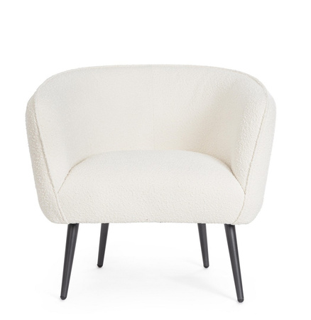 BIZZOTTO fotel AVRIL biały