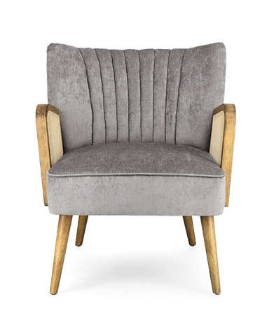 BIZZOTTO fotel VIRNA szary