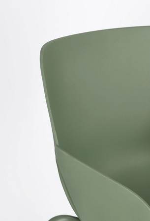 BIZZOTTO krzesło LENNOX ARM zielone