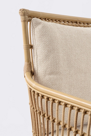 BIZZOTTO sofa 3-osobowa ogrodowa ADELMA   naturalna