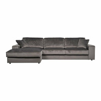 RICHMOND sofa narożna SANTOS L szara