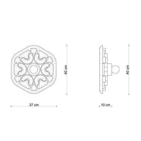 Ferroluce Phytia C2802 kinkiet