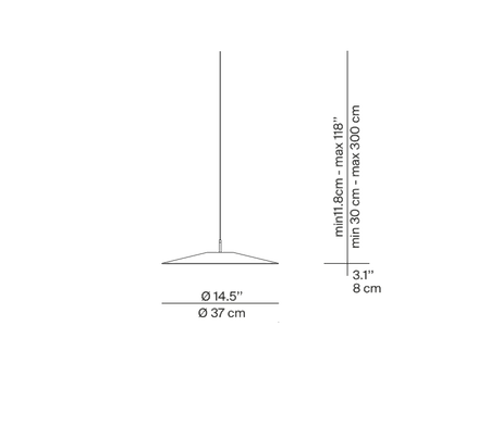 Koinè Ø 37 2700K LUCEPLAN A07S37WN