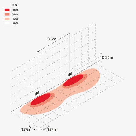 Lombardo LL1210103 Lampa ścienna Koi 220