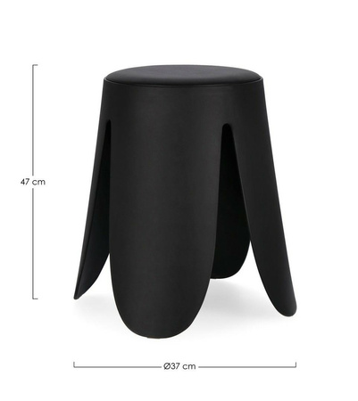 BIZZOTTO stołek IMOGEN czarny