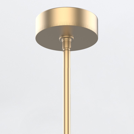 Duża lampa wisząca LED Floriana - Naturalny mosiądz Quintiesse QN-FLORIANA-8P-L-NBR