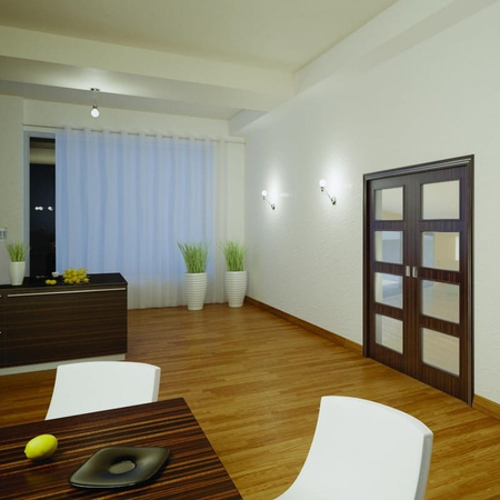 Lumina Matrix Mono lampa ścienna, czarna