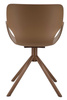 BIZZOTTO krzesło LENNON ARM brązowe