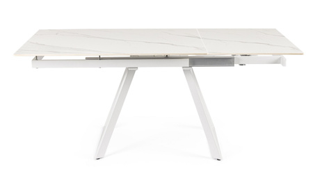 BIZZOTTO stół ogrodowy REETA 120-180      biały / rozkładany