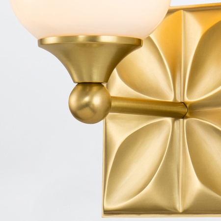 Kinkiet Epsilon - 1 źródło światła - Postarzany mosiądz Quintiesse QN-EPSILON-1WB-AB-O