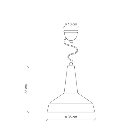 Lampa Wisząca VINTAGE Ferroluce C1417-VIA