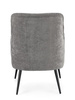 BIZZOTTO fotel ERNESTINE ARM szary