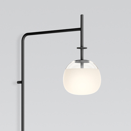 Vibia Tempo Lampa Ścienna LED ze Ściemniaczem i Przewodem, 36.5 GL, 13 cm, Grafitowy Mat