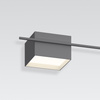 Vibia Structural Lampa Sufitowa LED, 2-punktowa, szer. 120, wys. 21, GL 37 cm, Szary Mat