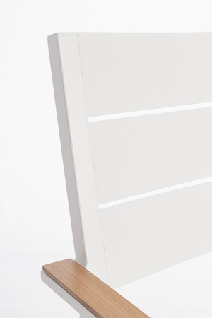 BIZZOTTO krzesło ogrodowe ZELMAR białe