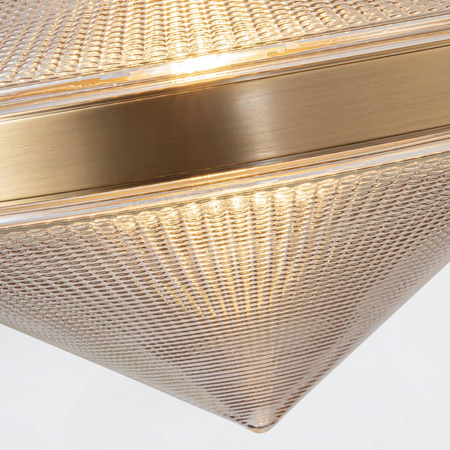 Lampa wyspowa Willard - 2 źródła światła - Vintage mosiądz Quintiesse QN-WILLARD-LP2-VBS-PG