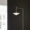 Vibia Tempo Lampa Ścienna LED ze Ściemniaczem i Przewodem, 40.3 GL, 20.5 cm, Zielony Mat