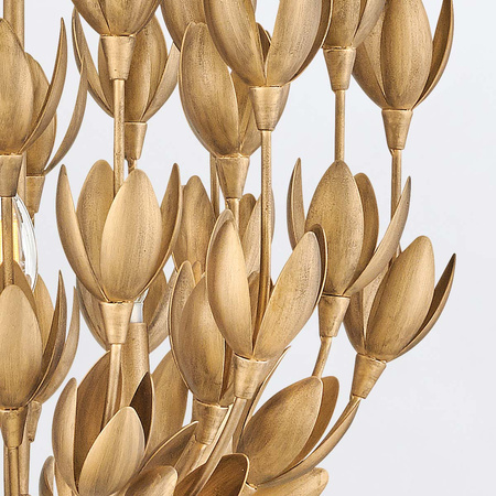Lampa wisząca Flora - 3 źródła światła - Oksydowane złoto Quintiesse QN-FLORA3-GD
