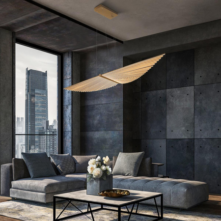 Żyrandol Seraph - Szczotkowane złoto Quintiesse Eurofase QN-SERAPH-LP-L-BG