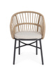 BIZZOTTO krzesło ogrodowe ODIVELAS        beżowe