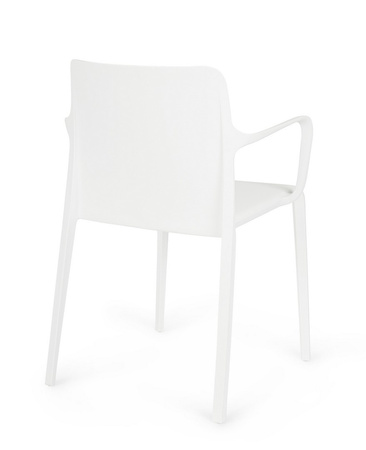 BIZZOTTO krzesło ogrodowe CHLORIS ARM     białe