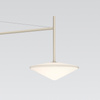 Vibia Tempo Lampa Ścienna LED ze Ściemniaczem i Przewodem, 120 GL, 20.5 cm, Kremowy Mat