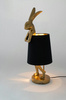 KARE lampa stołowa RABBIT 68 cm  złota / czarna