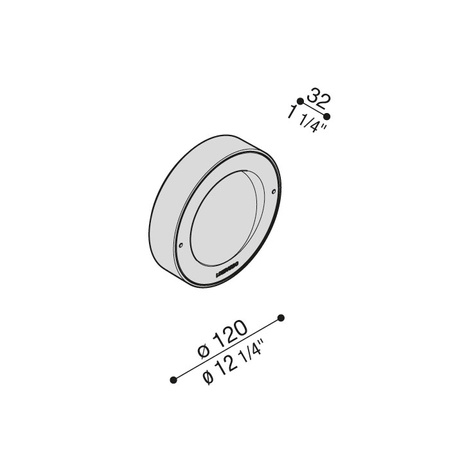 Lombardo LL1210223 Lampa ścienna Koi 120