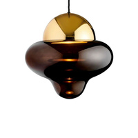 Nutty Lampa Wisząca Brown/Gold - Design By Us