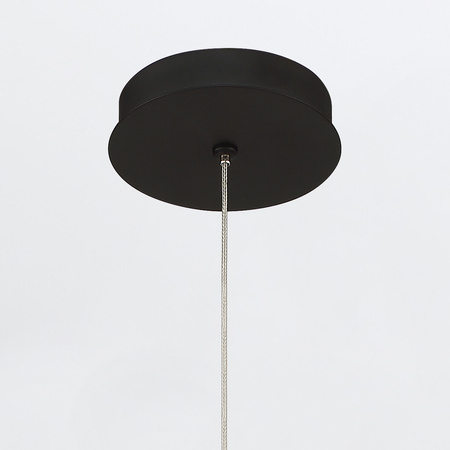 Lampa wisząca Cumberland - 1 źródło światła - Matowa czerń Quintiesse Eurofase QN-CUMBERLAND-1P-BK