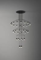 VIBIA WIREFLOW 0378 Lampa Wewnętrzna Wisząca