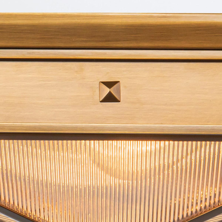 Plafon Cairo - 2 źródła światła - Vintage mosiądz Quintiesse QN-CAIRO-F-M-VBS-CR