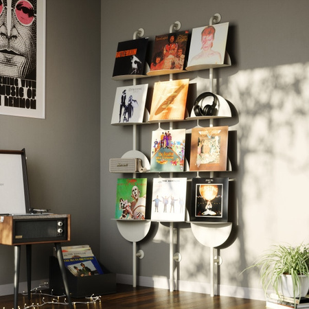 UMBRA regulowane półki ścienne SOLIS      beżowe