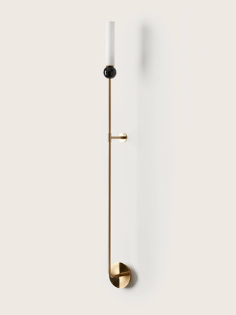 Aromas Lampa ścienna / kinkiet Delie wys.115 cm złoty