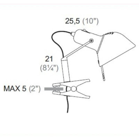 LUMINA NAOMI PINZA KINKIET REFLEKTOR