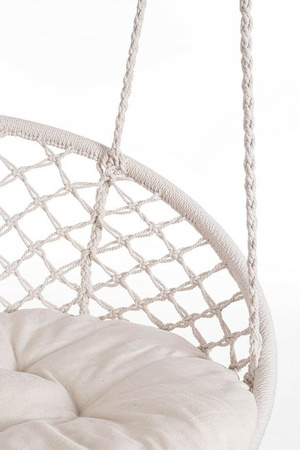 BIZZOTTO fotel wiszący ogrodowy JAVIER    biały