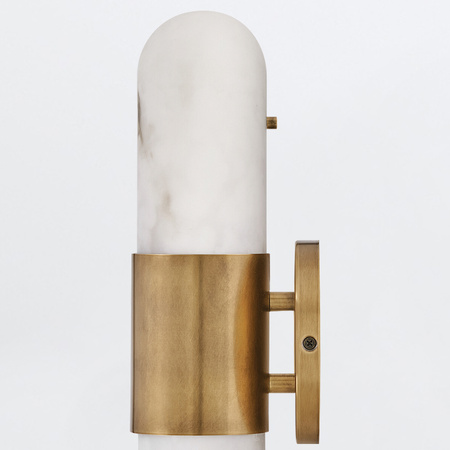 Średni kinkiet LED Ibiza - Klasyczny mosiądz Quintiesse QN-IBIZA-M-HB