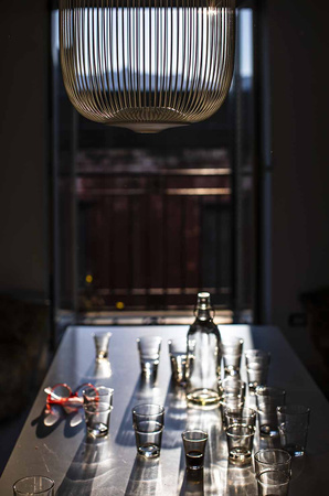 Lampa Wisząca Spokes 1 - Biały FOSCARINI