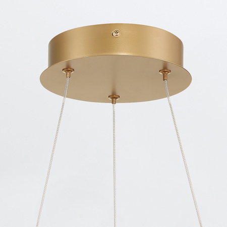 Żyrandol Cadoux - Szczotkowane złoto Quintiesse Eurofase QN-CADOUX-P-BG