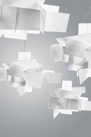 Lampa wisząca Big Bang Biały LED FOSCARINI