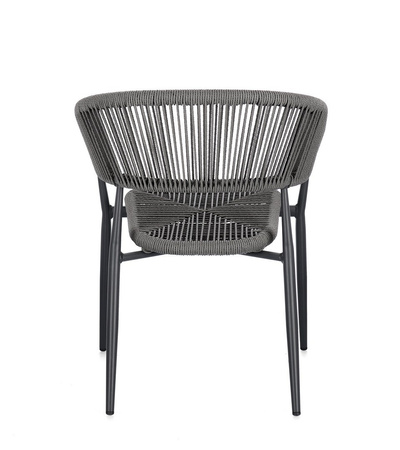 BIZZOTTO krzesło ogrodowe ALGAIDA szare