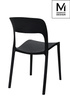 MODESTO krzesło ZING czarne - polipropylen