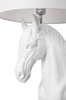 Lampa podłogowa KOŃ HORSE STAND S biała - włókno szklane