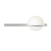 Vibia Palma Lampa Ścienna LED, 1-punktowa, szer. 55cm, wys. 19cm, GL 25 cm, Biały Mat