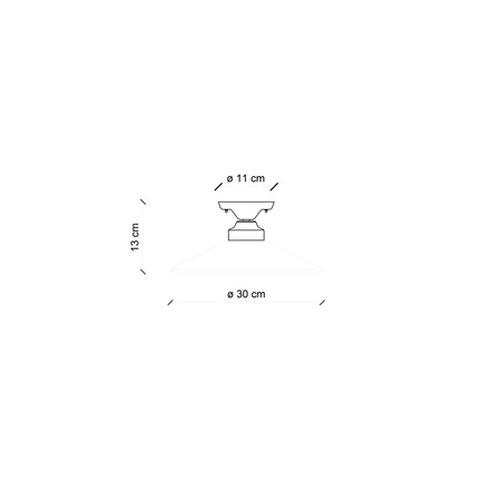 Lampa Sufitowa Plafon COLORS Ferroluce C1633-BOR