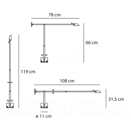 Tizio LED ARTEMIDE black A009210