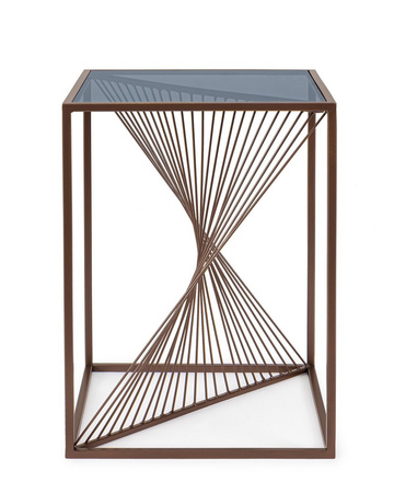 BIZZOTTO stolik kawowy ESPIRAL 40x40